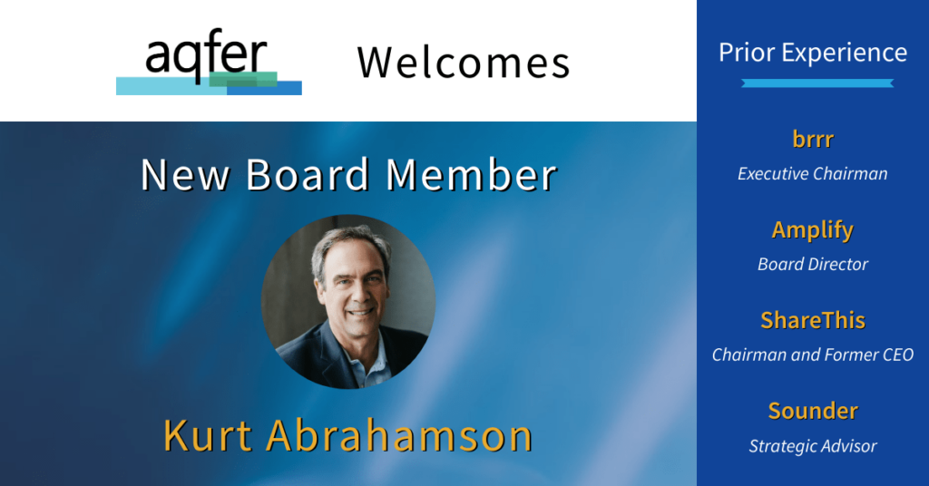 custom-graphic-from-aqfer-welcoming-kurt-abrahamson-to-its-board-of-directors